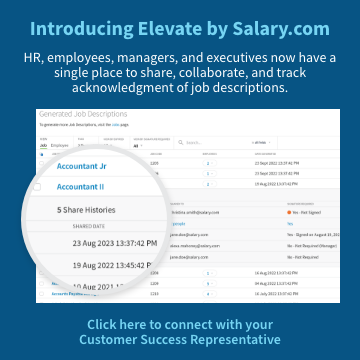 Click to learn more about Elevate - a single place to share, collaborate and track acknowledgement of job descriptions